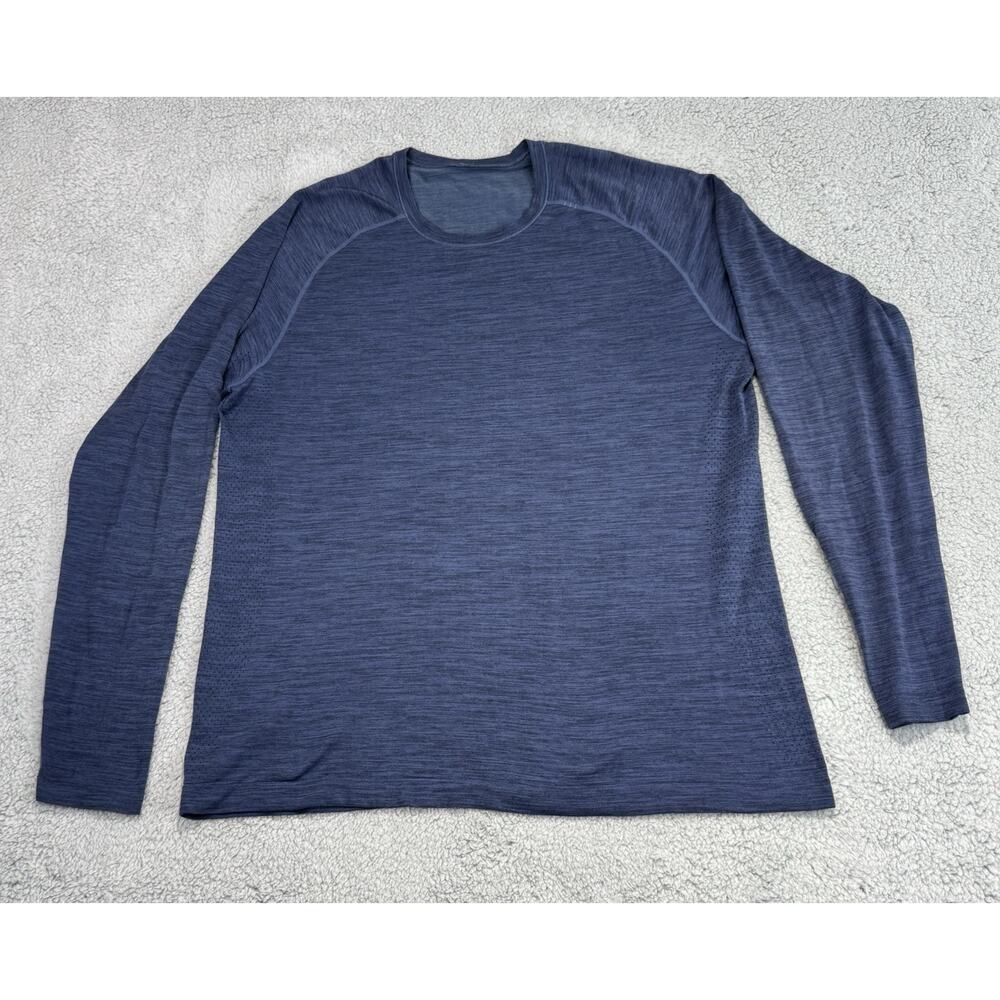 Lululemon Shirt Men Xlarge Time To Get Dirty Get Outside Get Sweaty Long Sleeve